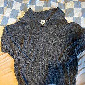 aerie knit quarter zip
